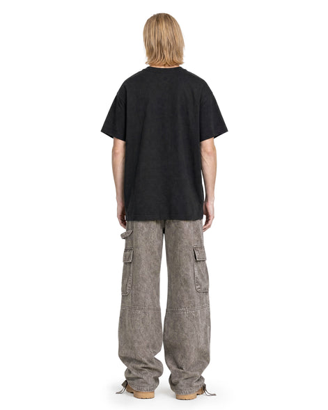 Cargo Wide Pants Washed Taupe 218