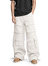Cargo Wide Pants White 127