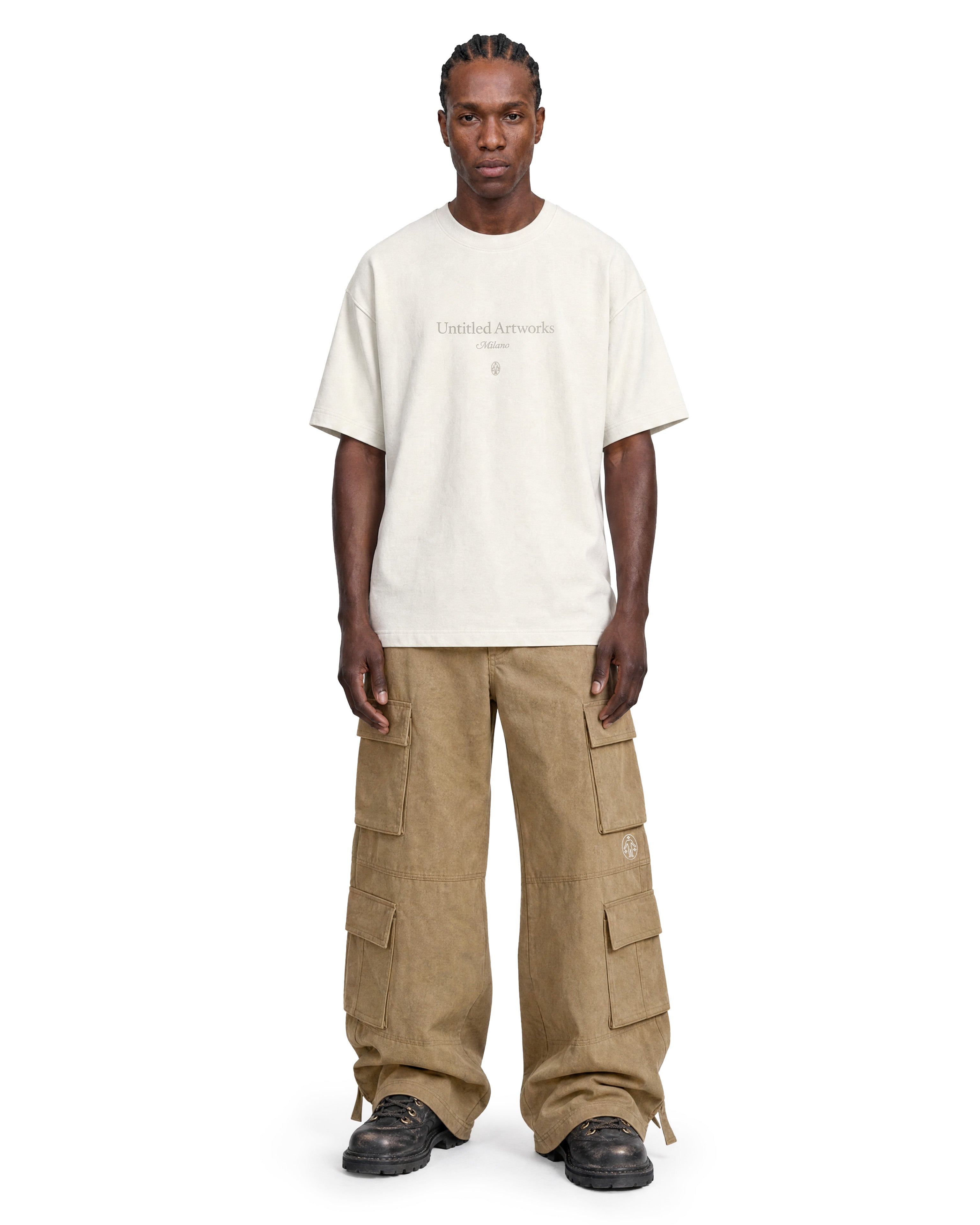 Cargo Wide Pants Desert 109