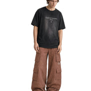 Cargo Wide Pants Rust