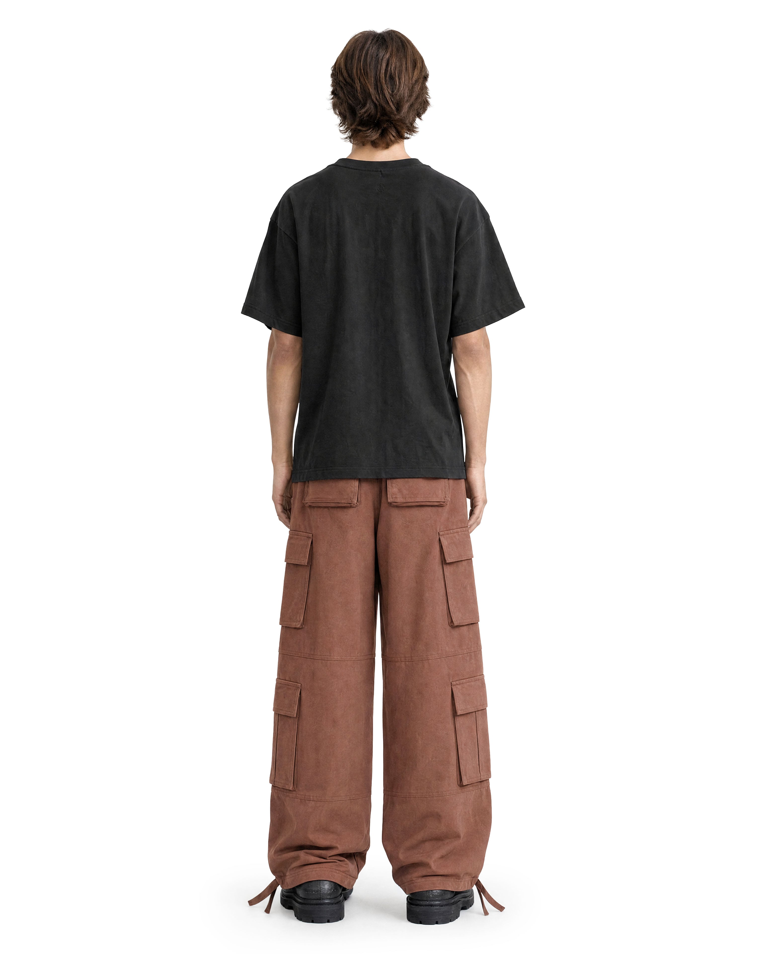 Cargo Wide Pants Rust
