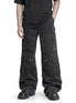Cargo Wide Pants Washed Black 112 114