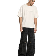 Cargo Wide Pants Black
