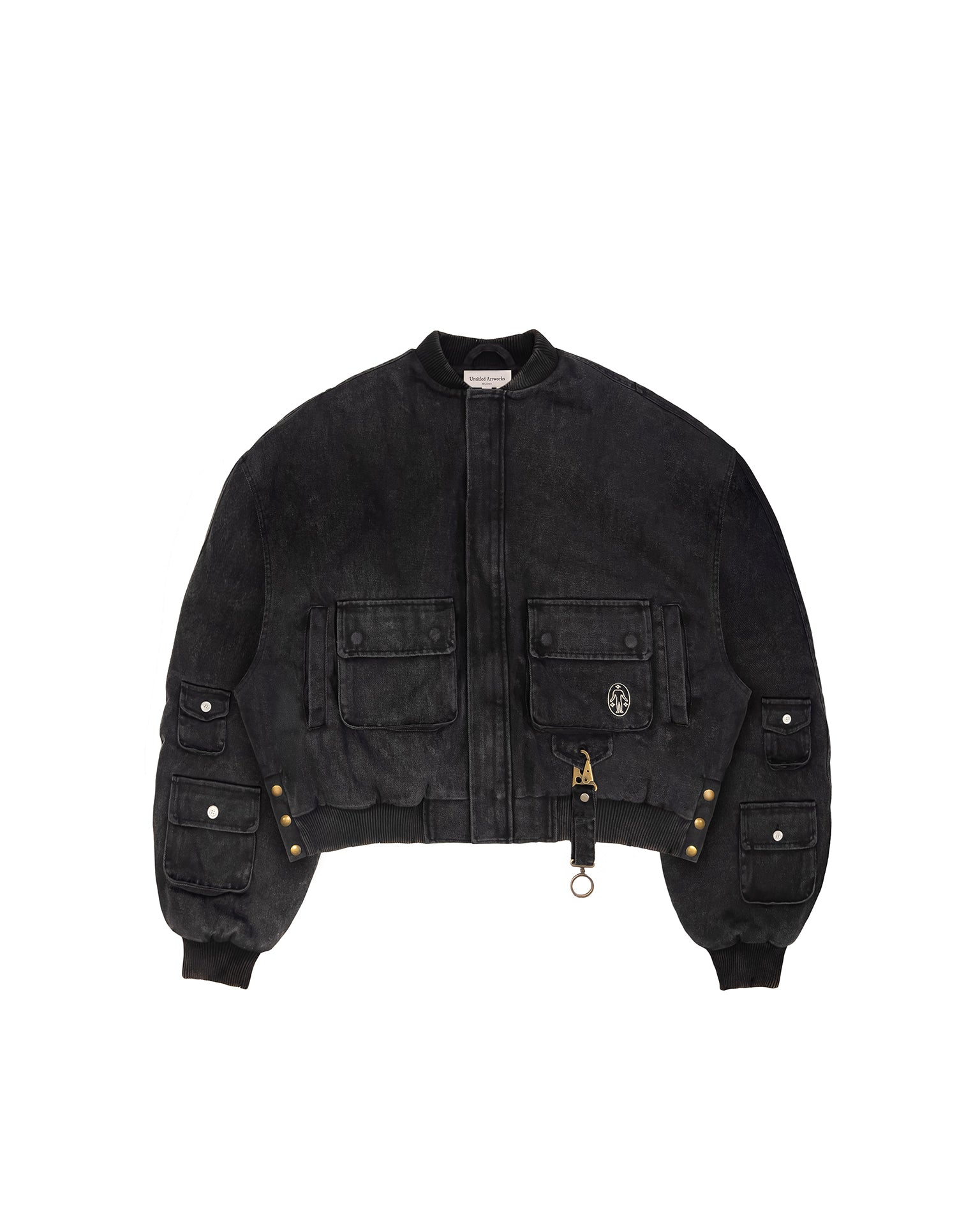 Cargo Bomber Washed Black