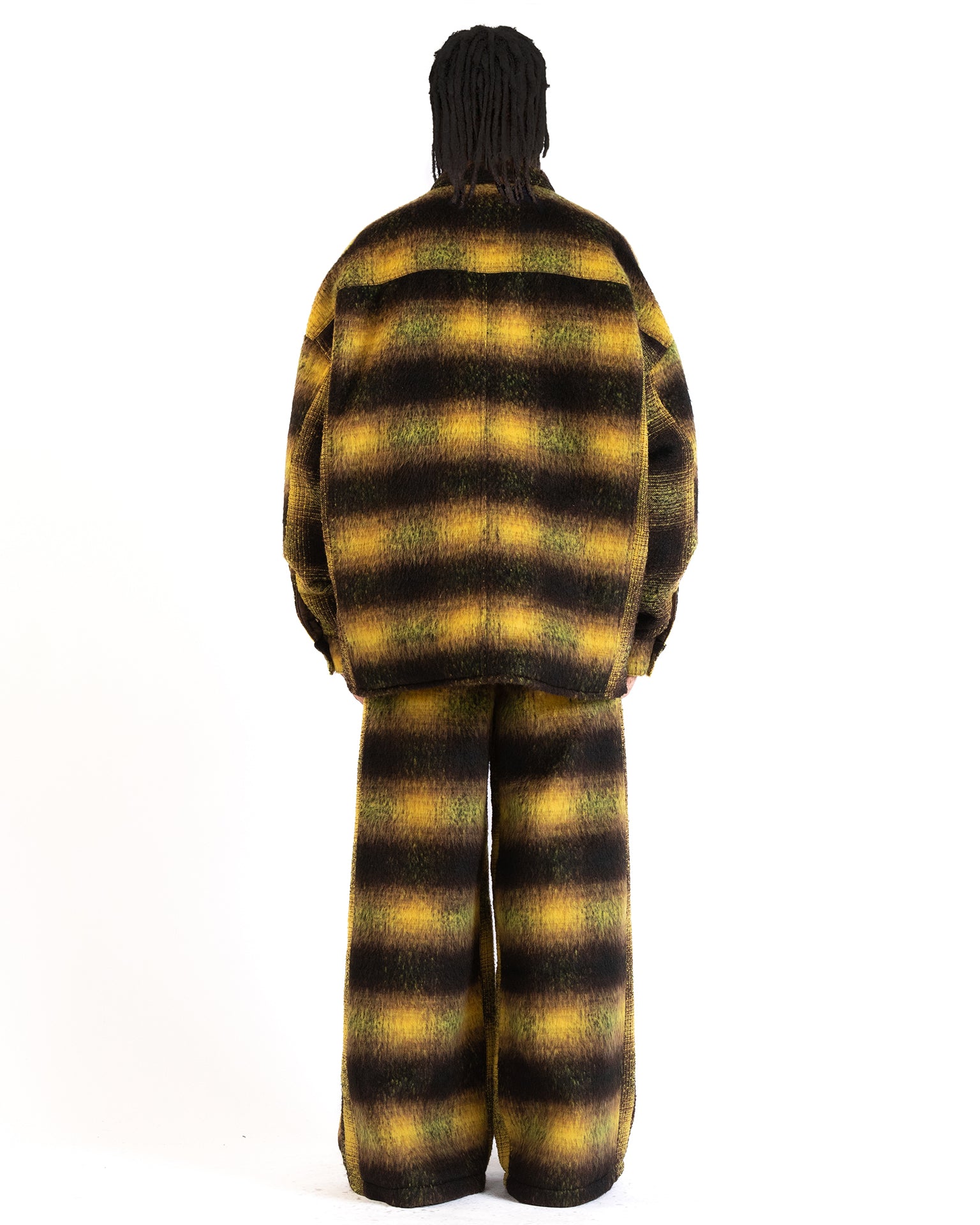 Back view showing the relaxed fit