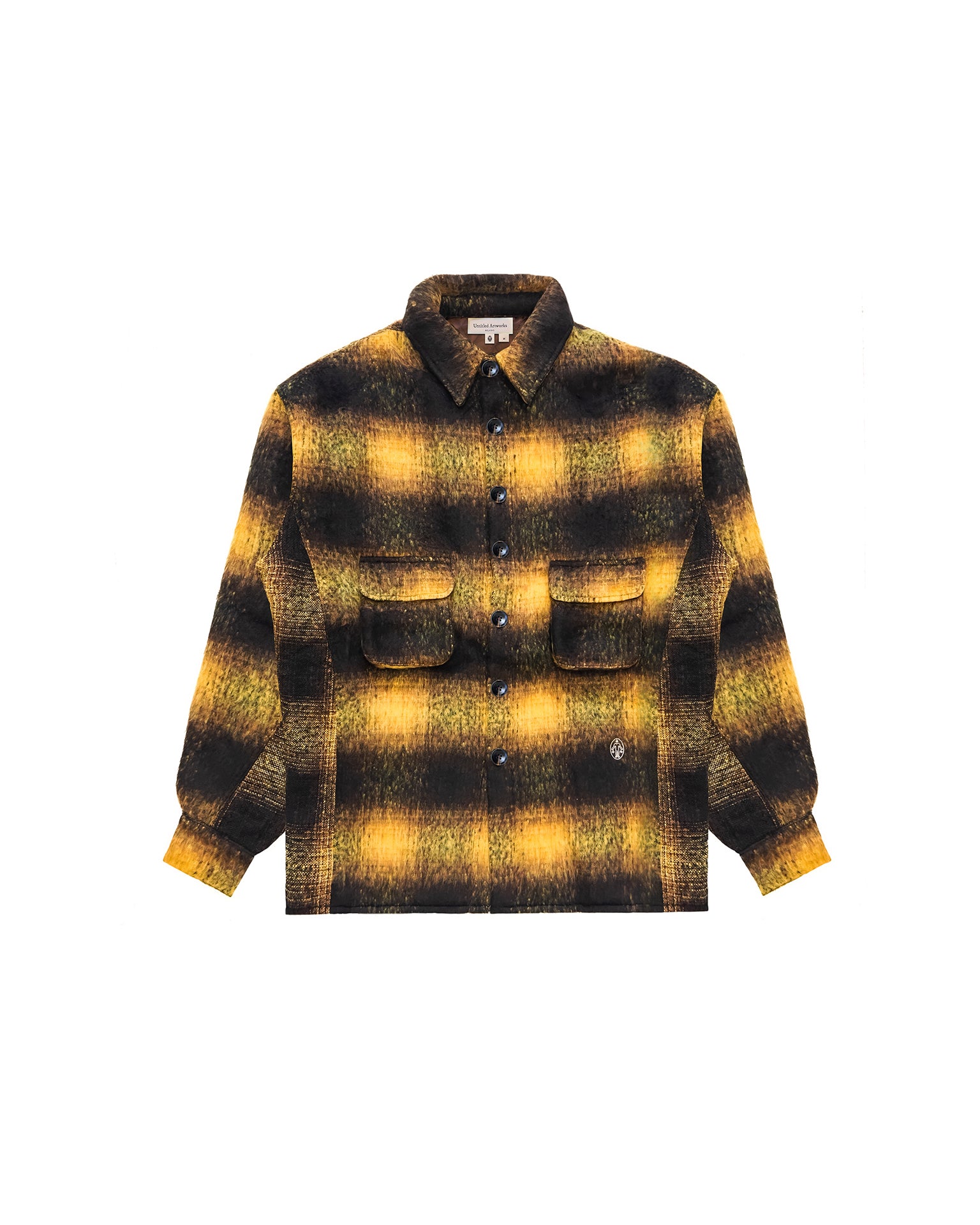 Mohair Check Shirt Green