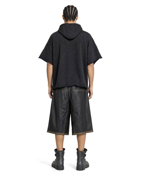 Hoodie Poncho Black