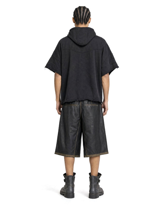 Hoodie Poncho Black