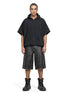 Hoodie Poncho Black