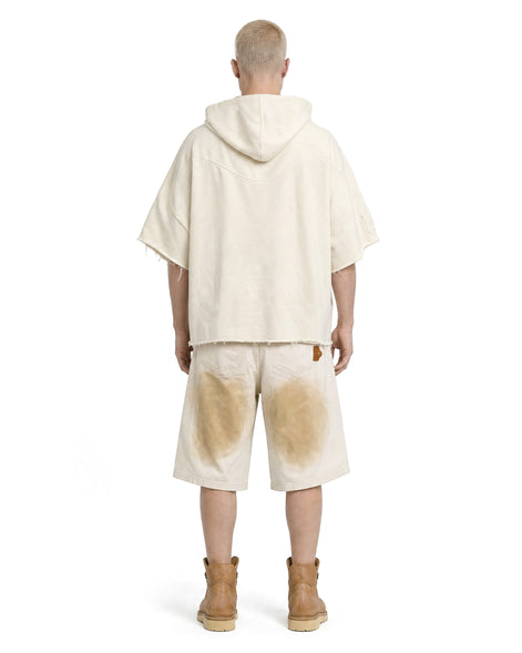 Hoodie Poncho Cream