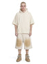 Hoodie Poncho Cream