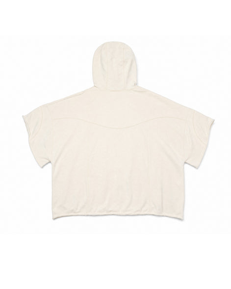 Hoodie Poncho Cream