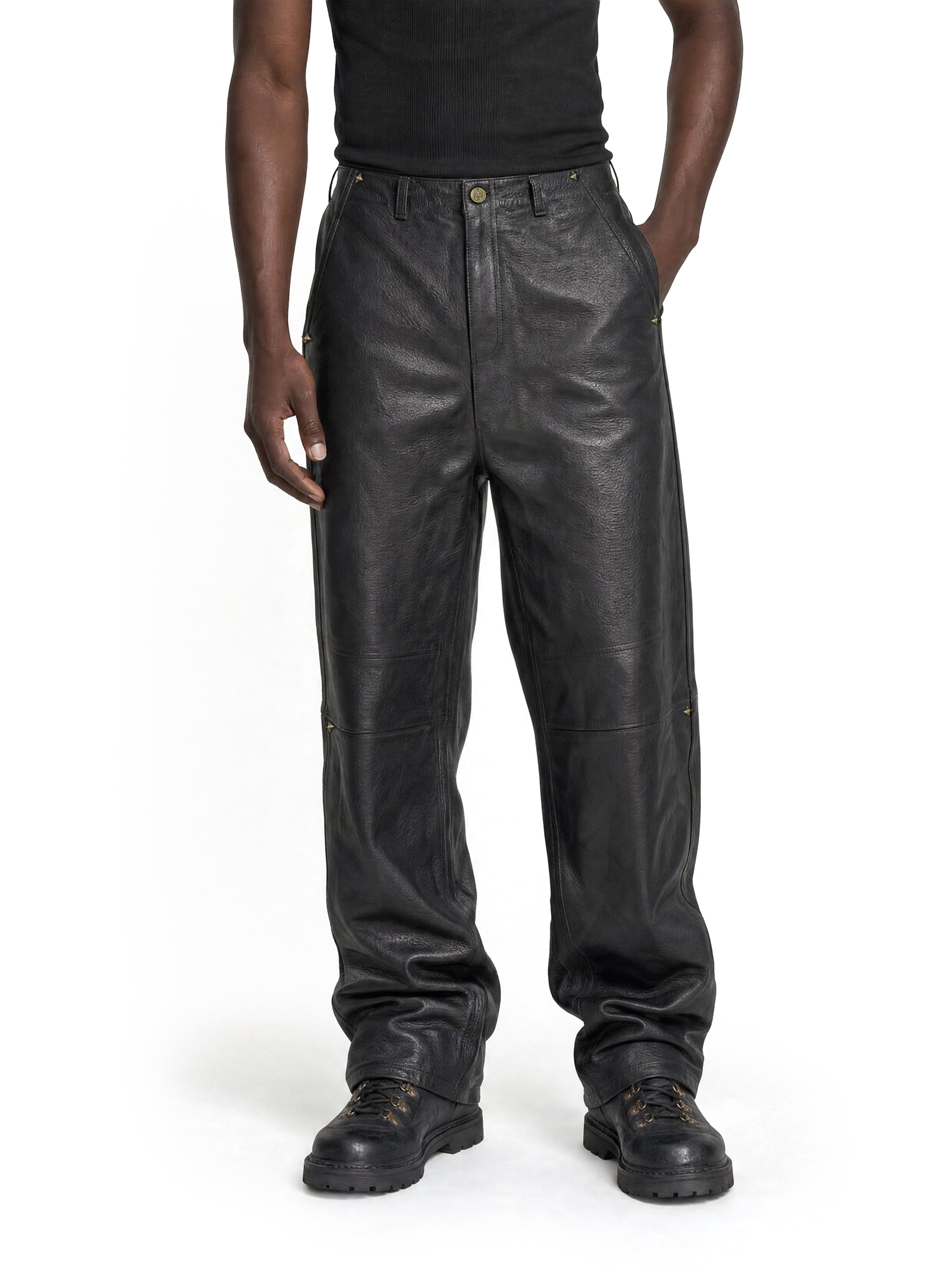 Leather Pants Black