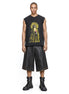 Shorts Faux Leather Black