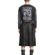 Skirt PU Leather Black