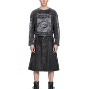 Skirt PU Leather Black
