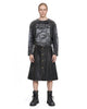 Skirt Faux Leather Black