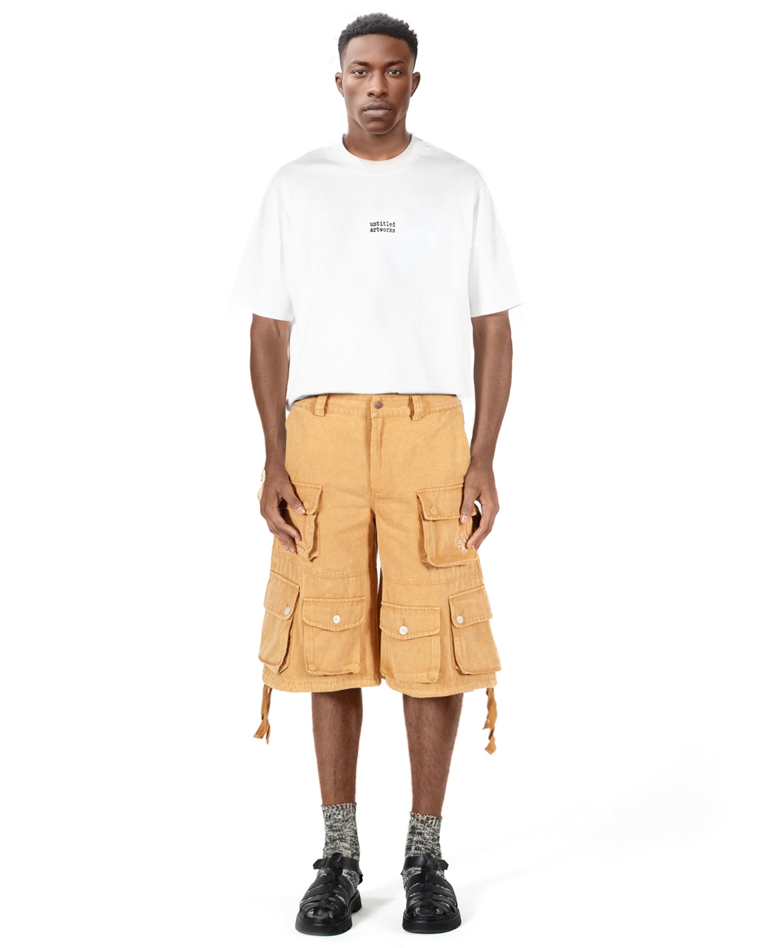 Washed Desert Cargo Shorts