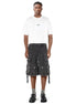 Washed Black Cargo Shorts
