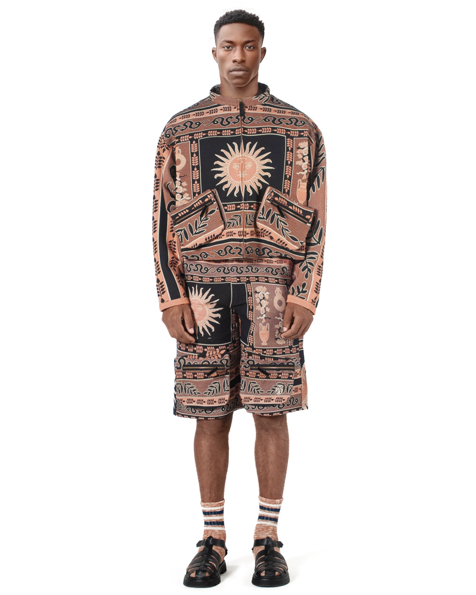 Jacquard Outdoor Jacket