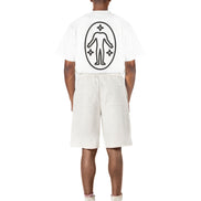 Grey Melange Sweat Shorts