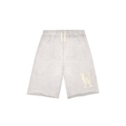 Grey Melange Sweat Shorts