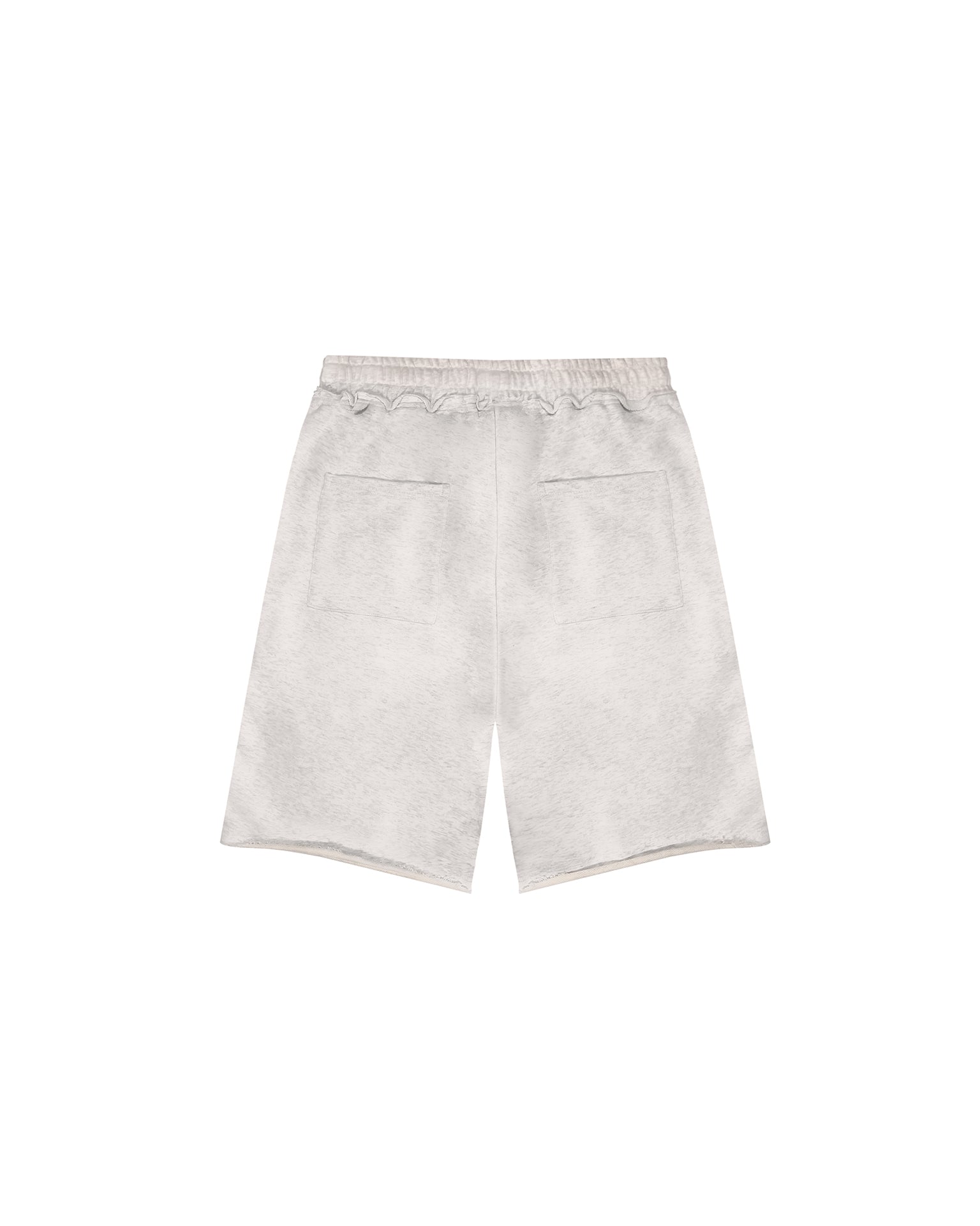 Grey Melange Sweat Shorts