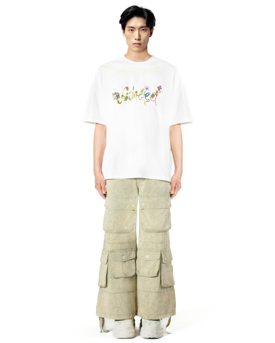 Flower Lettering T-Shirt