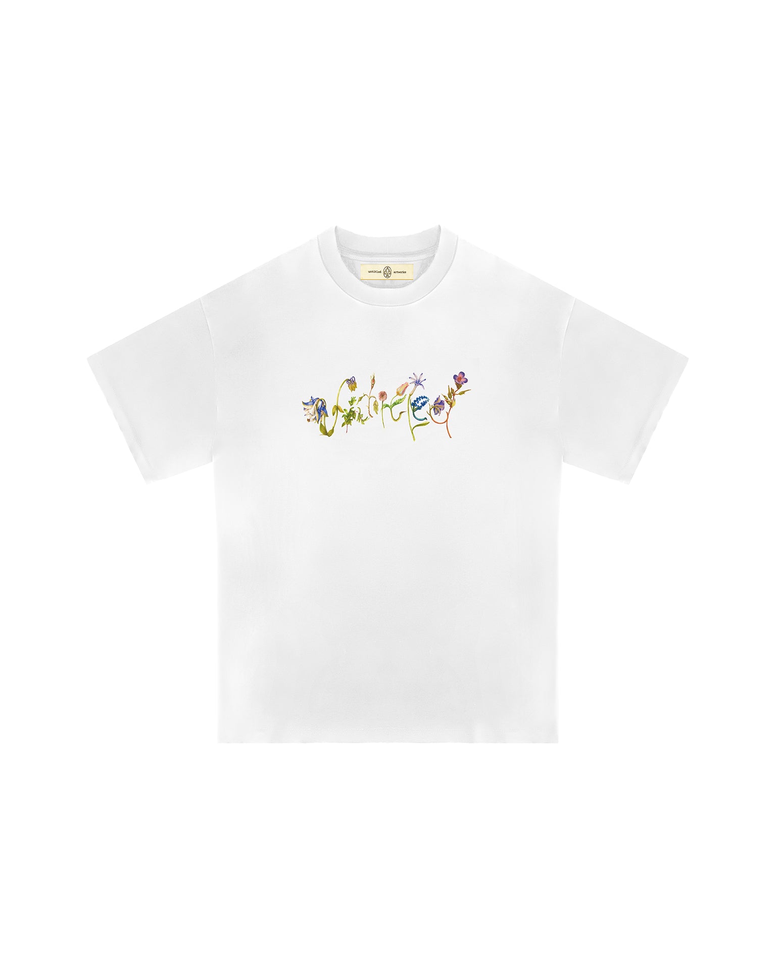 Tee Flower Lettering