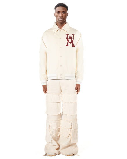 Paesano Varsity Jacket Cream