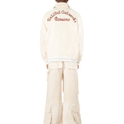 Paesano Varsity Jacket Cream