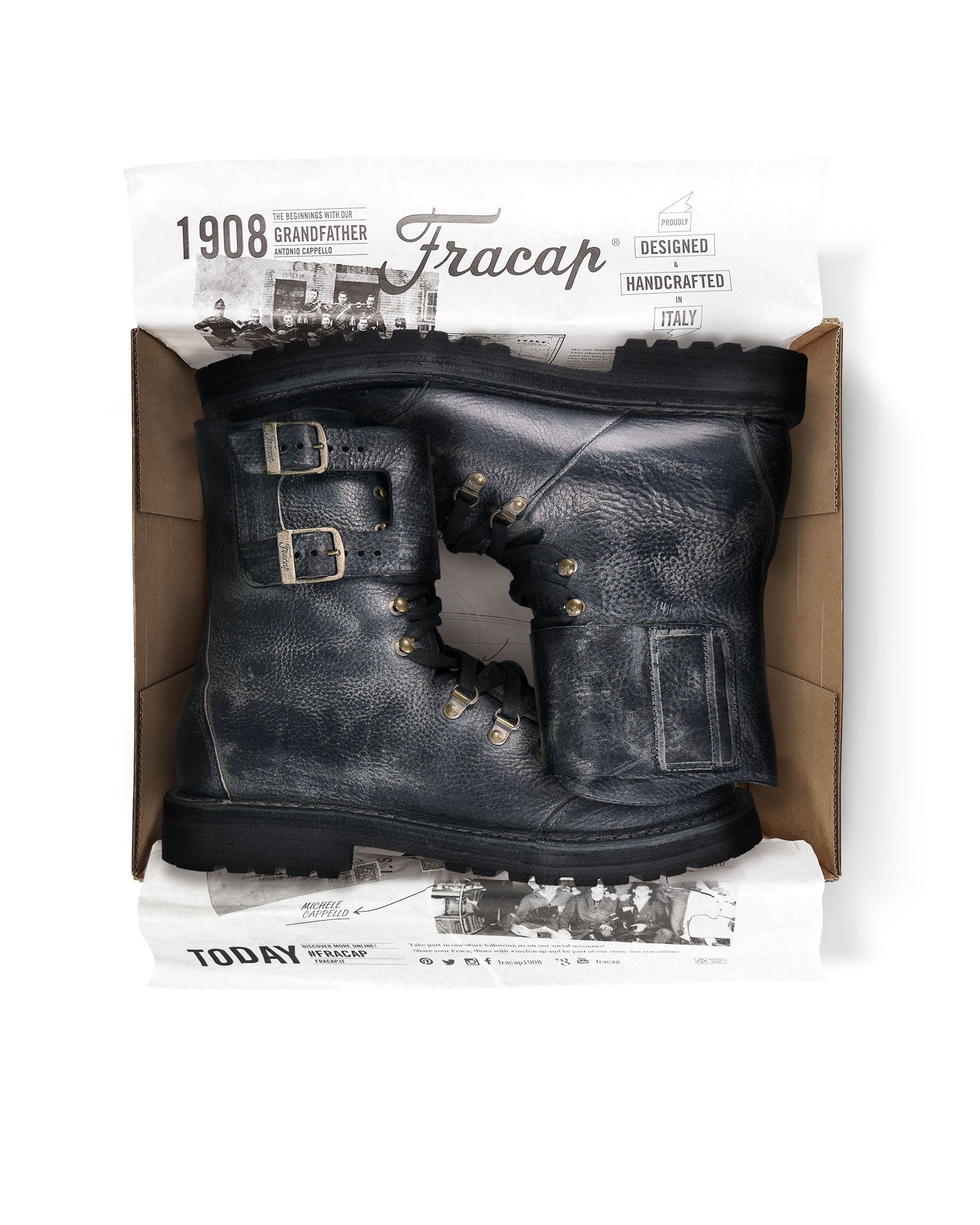 Untitled Artworks x Fracap - Troop Boot Black