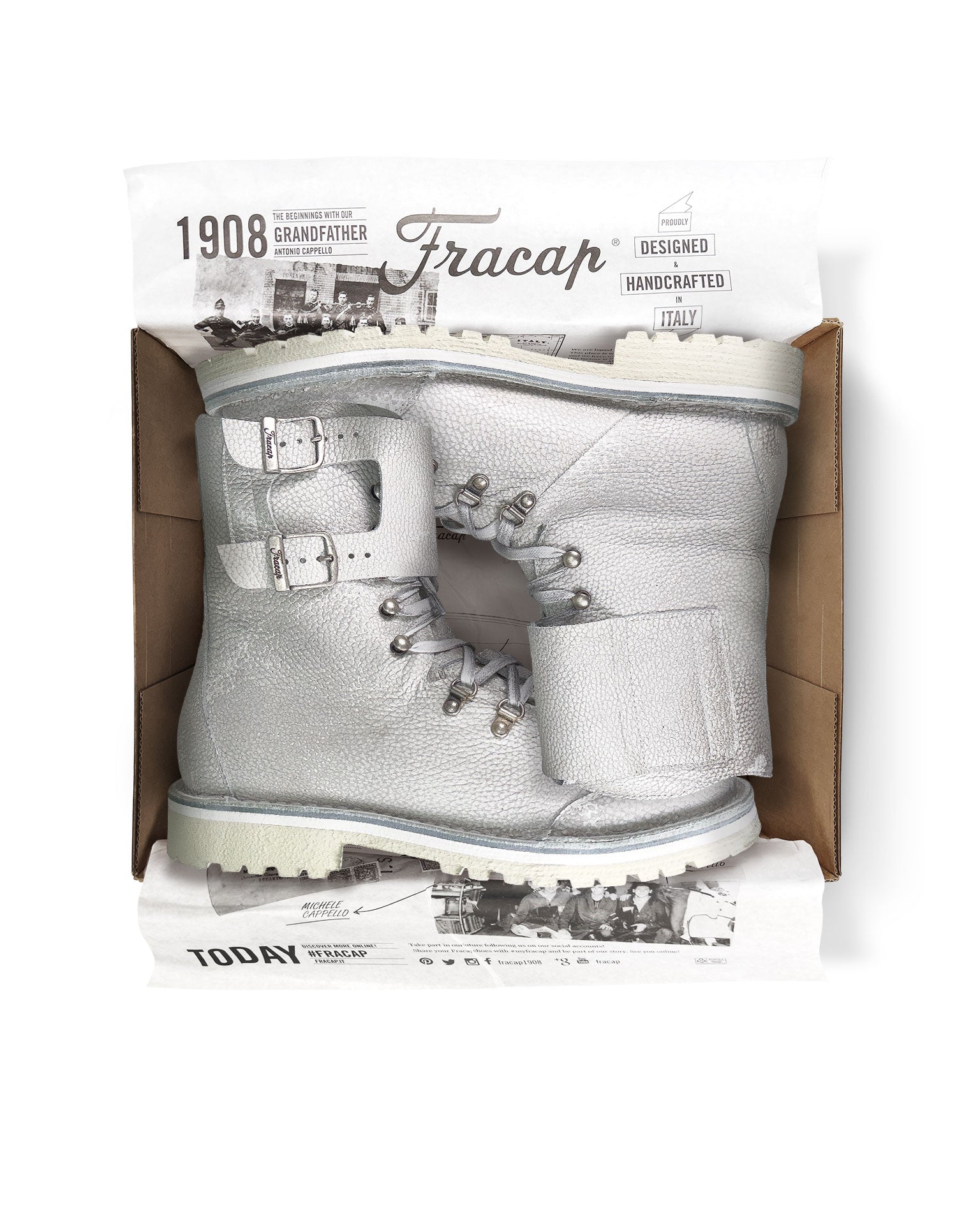 Untitled Artworks x Fracap - Troop Boot White