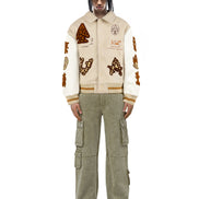 Varsity Jacket Hunting Oat