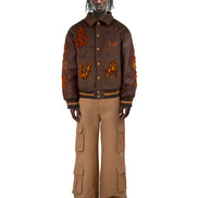 Varsity Jacket Hunting Umber