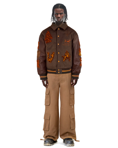 Varsity Jacket Hunting Umber