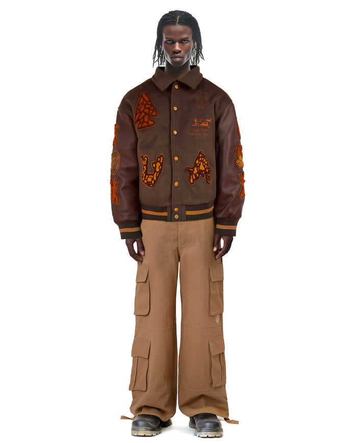 Varsity Jacket Hunting Umber