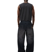 Double Knee Workwear Black Pants