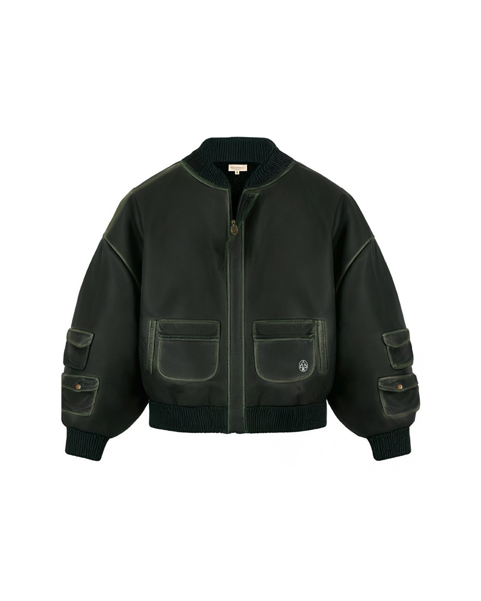 Cargo Bomber Pu Leather