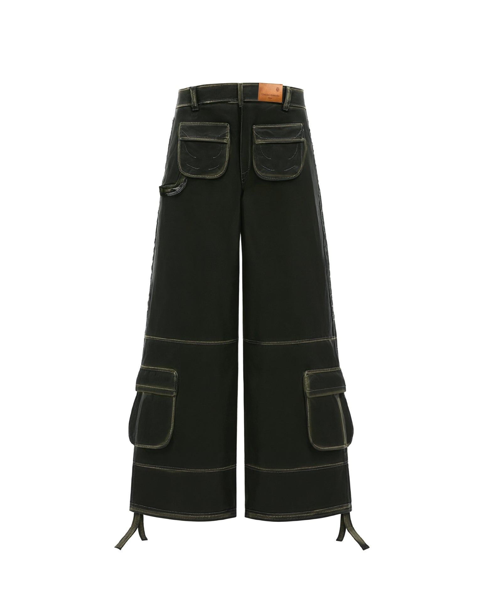 Cargo Pants Pu Leather