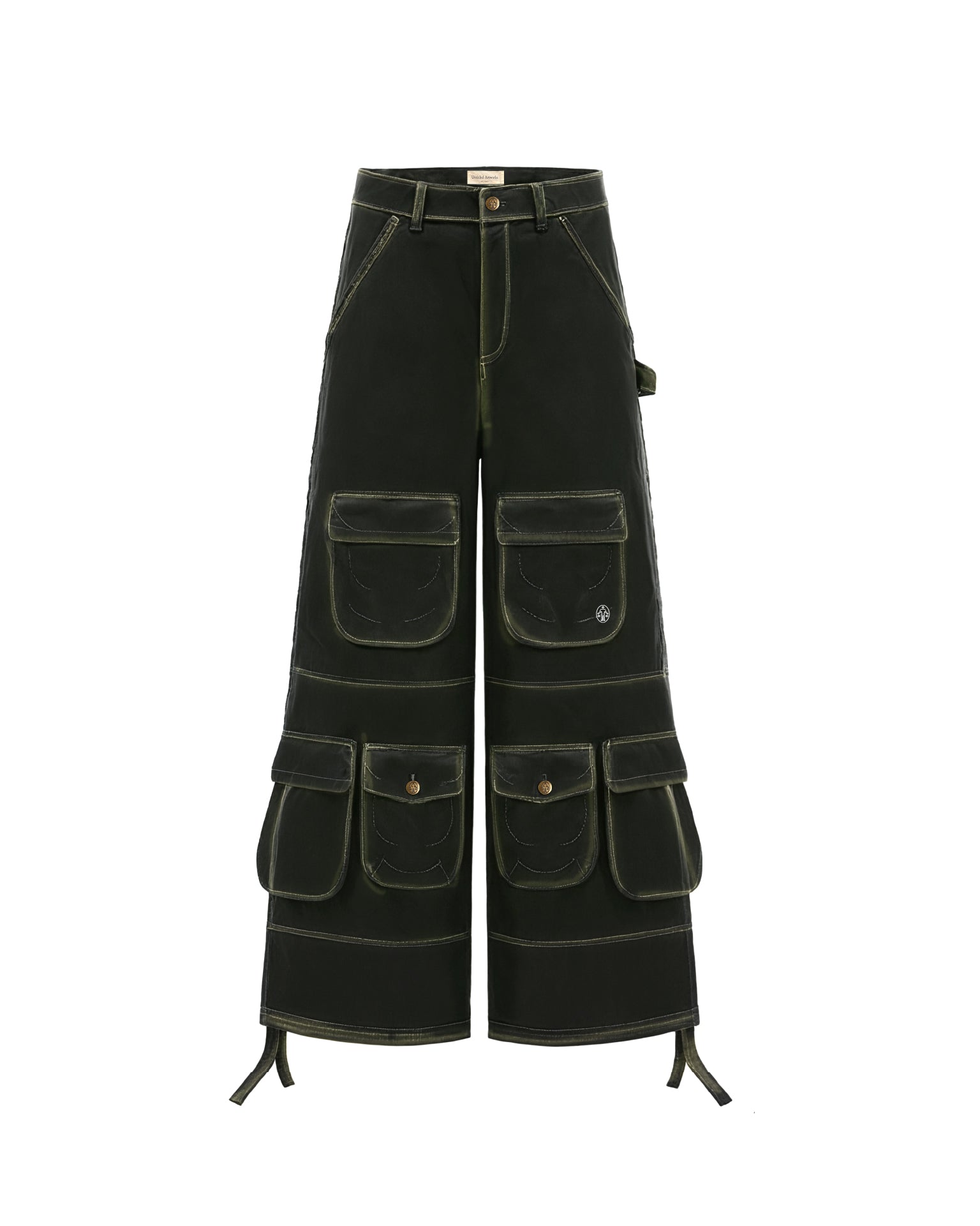 Cargo Pants Pu Leather