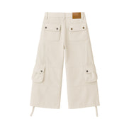 Cargo Pants Wide Leg Cream