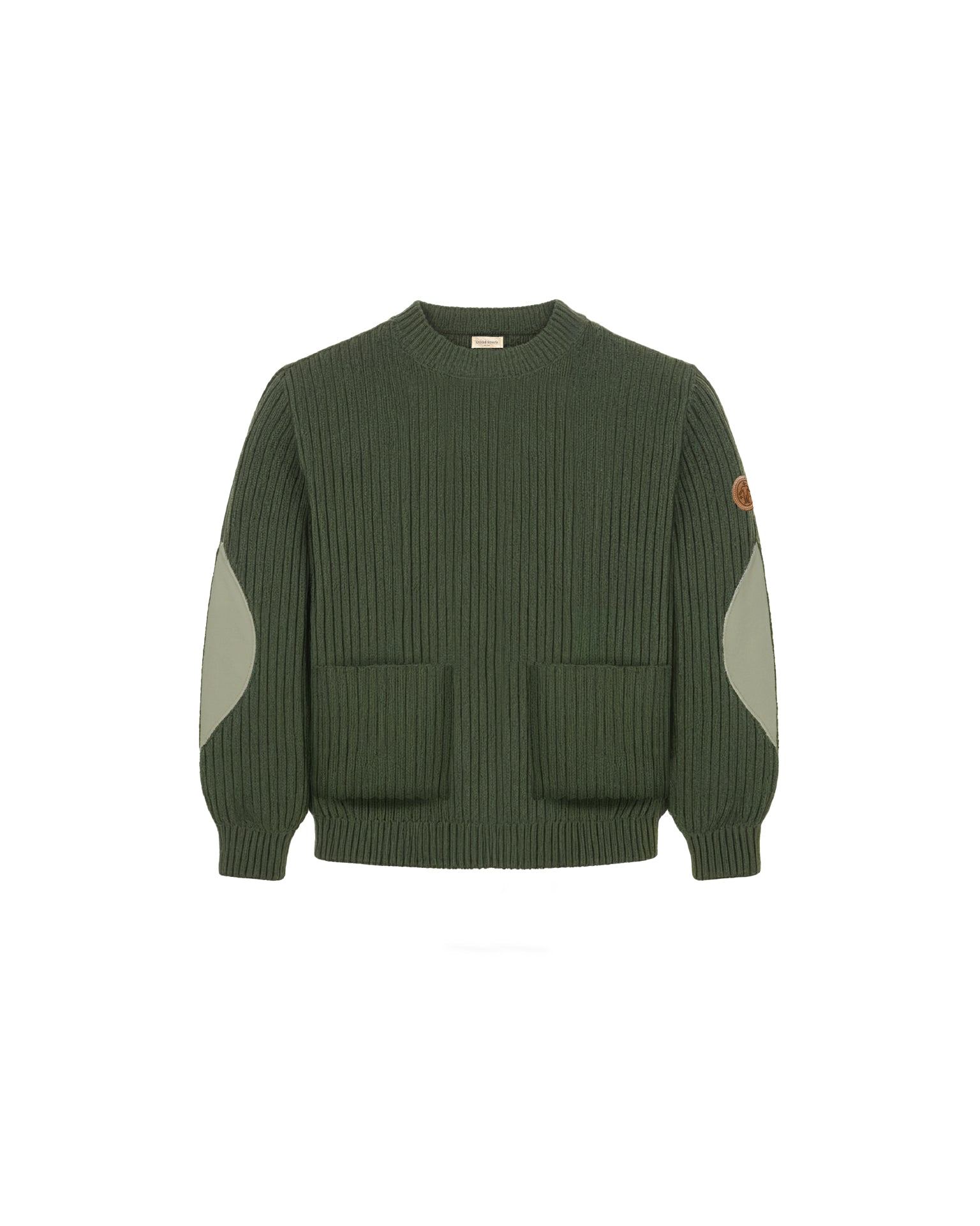 Military Knit Crewneck Green