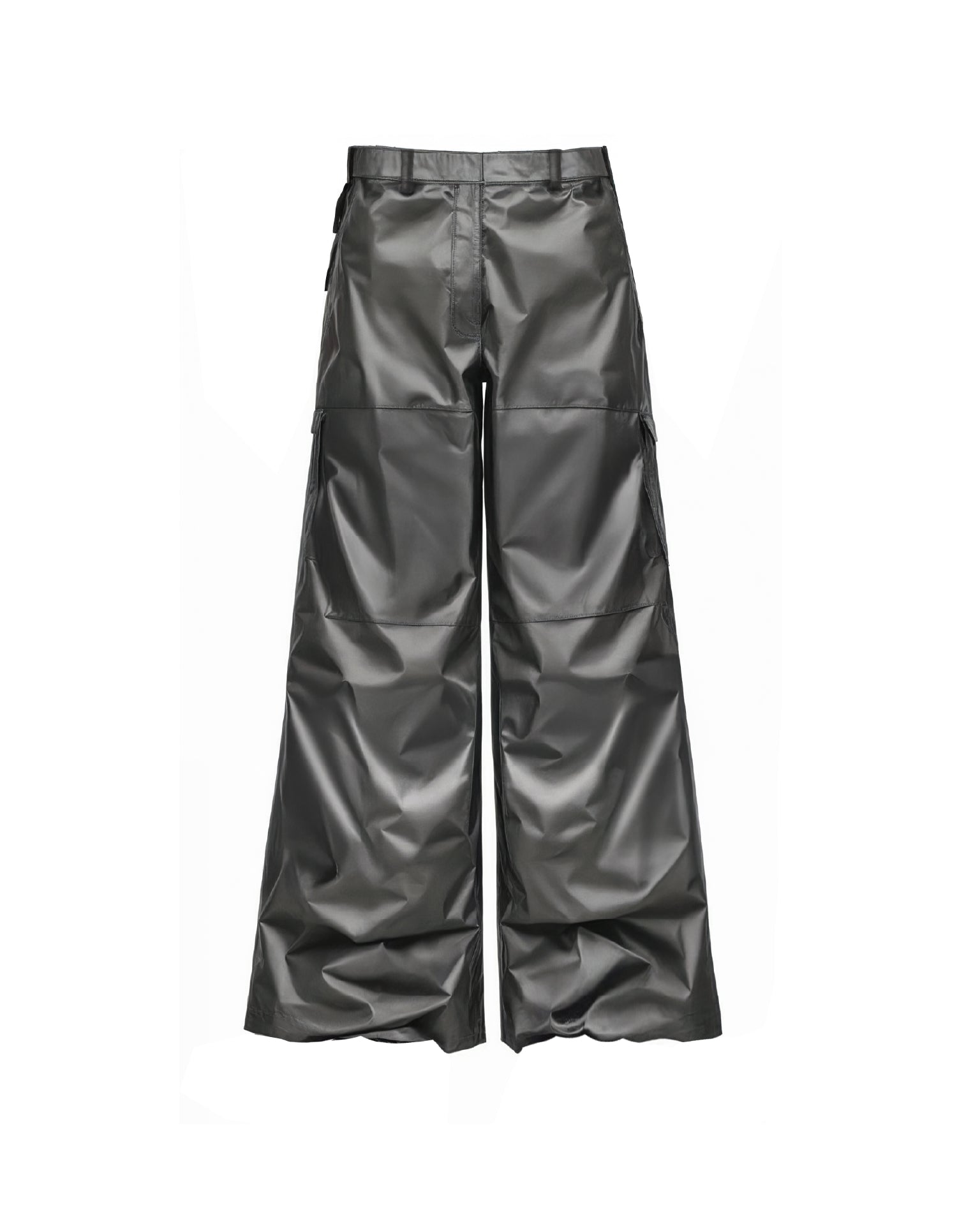 Rain Cargo Wide Pants Black