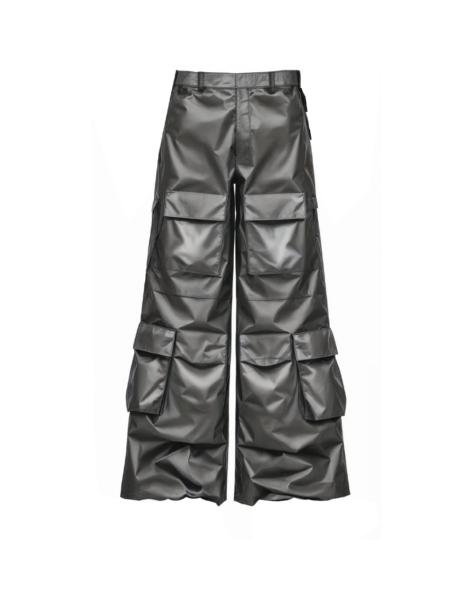 Rain Cargo Wide Pants Black