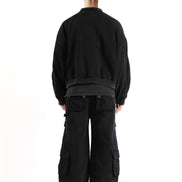 Cargo Bomber Washed Black
