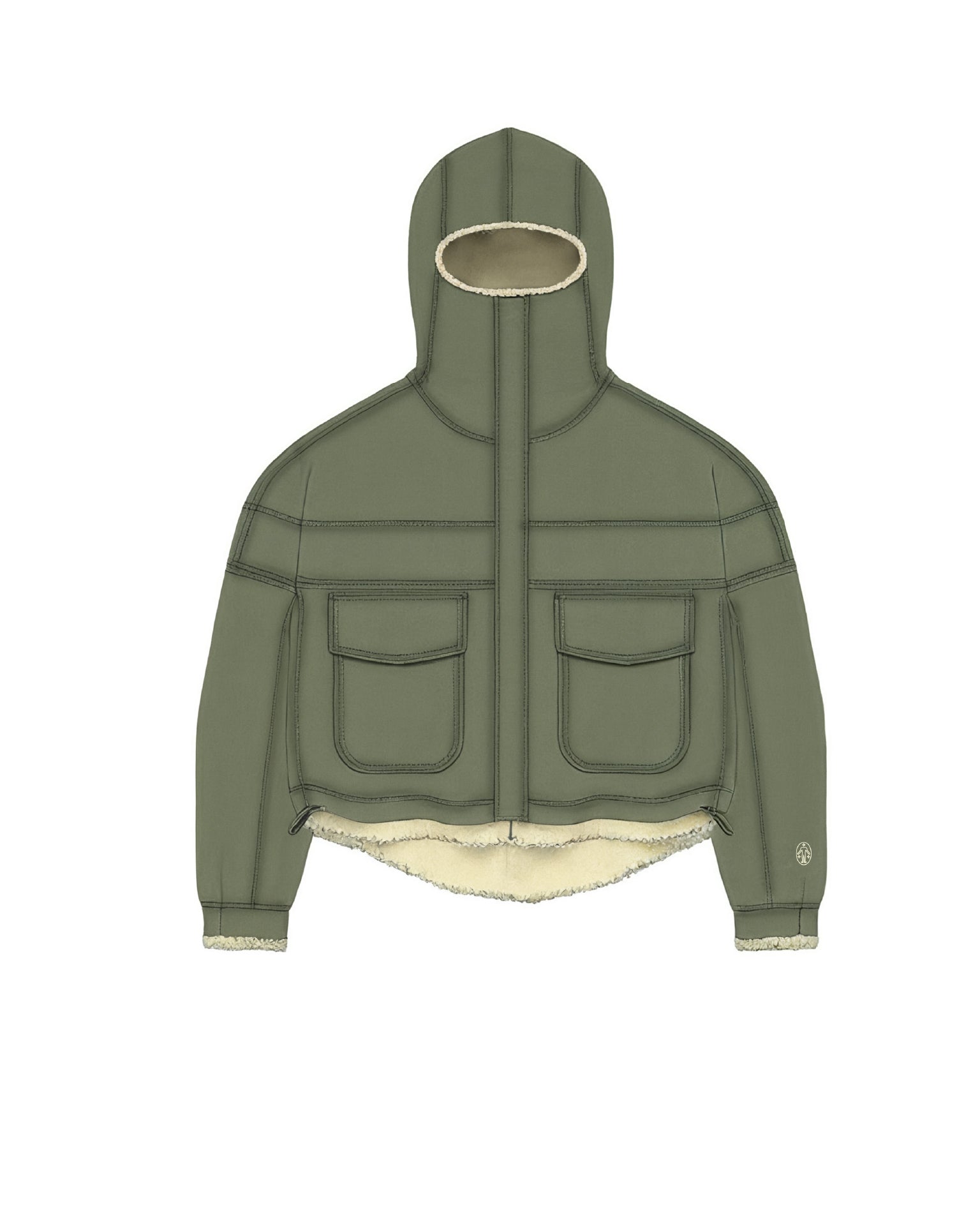 Utility Cargo Anorak Green