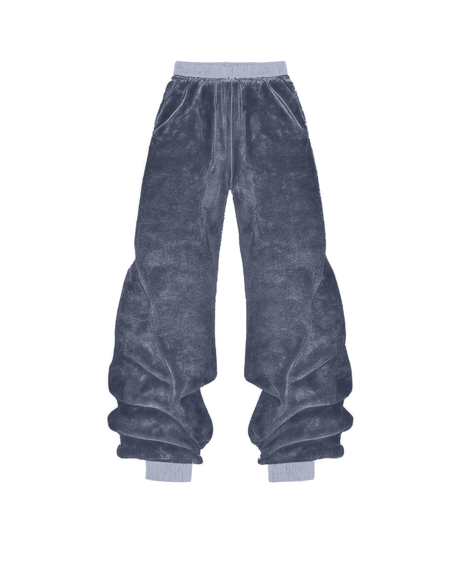 Velour Tracksuit Pant Blue